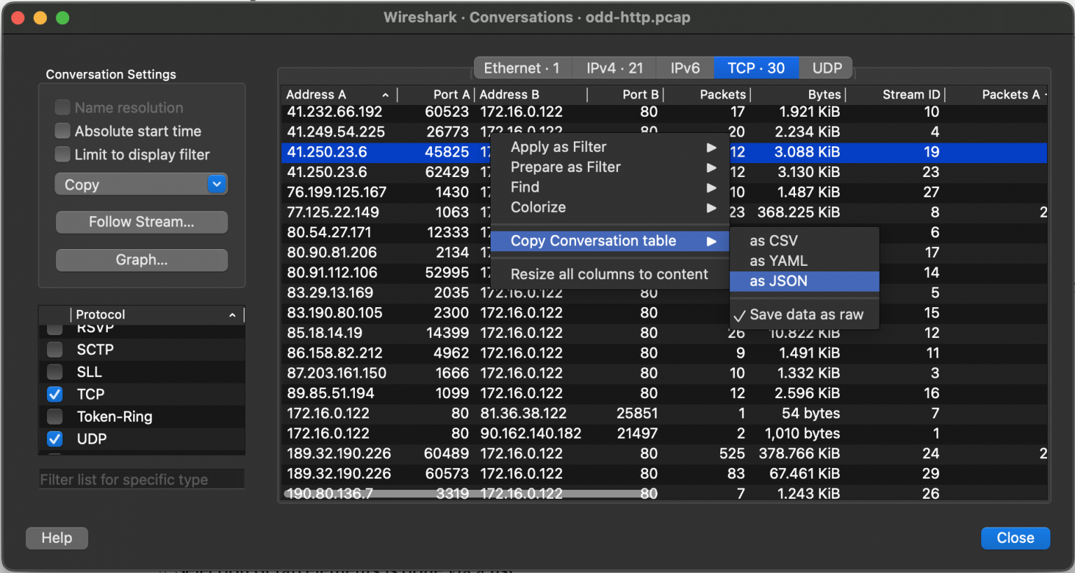 Wireshark 4.0.7 downloading